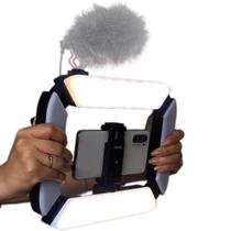 Iluminador Led Gaiola Estabilizador Bicolor U200 Para Celular,camera L