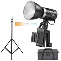 Iluminador Led Godox Ml60 Bicolor 60w Luz Contínua Bivolt + Tripé 2 Metros Iluminador Led Godox Ml60 Bicolor 60w Luz Contínua Bivolt + Tripé 2 Metros