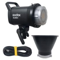 Iluminador Led Godox Sl60II D Iluminador de LED Godox SL60II D 60W Luz Contínua 5600K com Montagem Bowens, Controle vi Iluminador Led Godox Sl60II D Iluminador de LED Godox SL60II D 60W Luz Contínua 5600K com Montagem Bowens, Controle vi