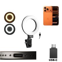 Iluminador LED Neewer para Selfie com Mini Tripé USB