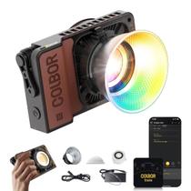 Iluminador Led Rgb Colbor Wonder W100r 105w, Bicolor 2700k-6500k, Para Filmagens E Fotos