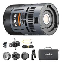 Iluminador Led Rgb Godox Rs60r K1 Bicolor Com Kit De Projeção Iluminador Led Rgb Godox Rs60r K1 Bicolor Com Kit De Projeção