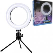 Iluminador Led Ring Light 6 16Cm 3200/5000K C/ Tripe 12,5Cm