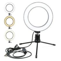 Iluminador Led Ring Light 6 Polegadas 16cm Iluminador Led Ring Light 6 Polegadas 16cm