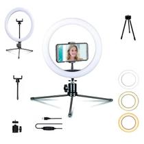 Iluminador, Led Ring Light Tripé Suporte Celular, Estética Iluminador, Led Ring Light Tripé Suporte Celular, Estética