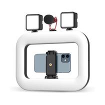 Iluminador LED Ring Light YM200 20W para Celular e Câmera Iluminador LED Ring Light YM200 20W para Celular e Câmera