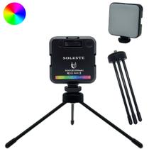 Iluminador Led Soleste W-64 + Mini Tripé Ajustável L