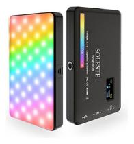 Iluminador Led Soleste W140 RGB 2500k-9000k Fotografia L Iluminador Led Soleste W140 RGB 2500k-9000k Fotografia L