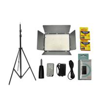 Iluminador Led Tl600a, 2baterias, carregador e tripe 2m t Iluminador Led Tl600a, 2baterias, carregador e tripe 2m t