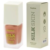 Iluminador Líquido Silk Skin Glow Ruby Rose HBF1601 Iluminador Líquido Silk Skin Glow Ruby Rose HBF1601