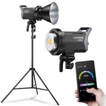Iluminador Luz Contínua Led Para Video Godox La150d Litemons 190w Fria Com Tripé 2m Iluminador Luz Contínua Led Para Video Godox La150d Litemons 190w Fria Com Tripé 2m