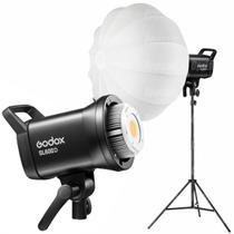 Iluminador Luz Led Estúdio Godox Sl60ii D 70w + Softbox Lanterna 65cm + Tripé Iluminador Luz Led Estúdio Godox Sl60ii D 70w + Softbox Lanterna 65cm + Tripé