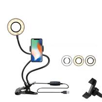 Iluminador Professional De Led E Suporte Para Celular