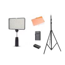 Iluminador Profissional Led TL-160+bateria+carregador+tripe 2m t Iluminador Profissional Led TL-160+bateria+carregador+tripe 2m t