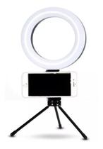 Iluminador Ring Light 16Cm Usb Led Misto 3500K 5500K + Tripe Iluminador Ring Light 16Cm Usb Led Misto 3500K 5500K + Tripe