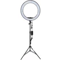 Iluminador Ring Light 18 48Cm Tripé 2M Suporte Câmera Gt719