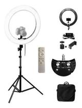 Iluminador Ring Light 18 Pol 48cm 448 Leds 80w Forte+tripe Iluminador Ring Light 18 Pol 48cm 448 Leds 80w Forte+tripe