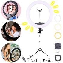 Iluminador Ring Light 48c Make Dimmer Selfie Youtuber +Tripe - PDIMPORT