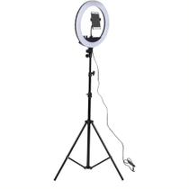 Iluminador Ring Light Anel Luz 30cm C Tripé 2m Youtubers