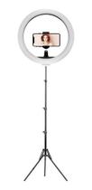 Iluminador Ring Light Anel Luz C Tripé 1,80 30cm Youtubers