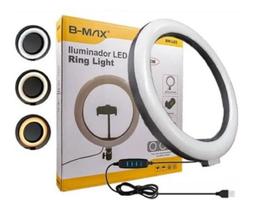 Iluminador Ring Light Led 10 Polg 23Cm B-Max Bm-L03
