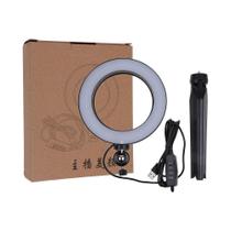 Iluminador Ring Light Led Bicolor Maquiagem Foto Video Tripe Iluminador Ring Light Led Bicolor Maquiagem Foto Video Tripe