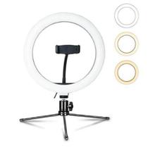 Iluminador Ring Light Luz Led 10 Polegadas 26Cm 12W