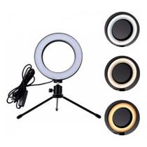 Iluminador Ring Light Selfie de LED 8"