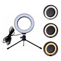 Iluminador Ring Light Selfie de LED - 8"