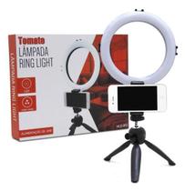 Iluminador Ring Light tomate mesa com suporte 8P MLG055 Iluminador Ring Light tomate mesa com suporte 8P MLG055