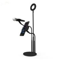 Iluminador Ring Light Youtuber Filmagem Microfone Celular