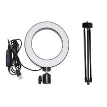 Iluminador Ring Ligth Anel Luz 16cm Tripé Led Fotos Make