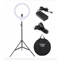 Iluminador Ringlight Yongnuo Yn608+fonte+2bateria+carregador