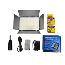 Iluminador Tl-600a+2baterias+carregador+fonte+tripe 2m t Iluminador Tl-600a+2baterias+carregador+fonte+tripe 2m t