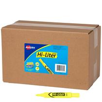 Iluminadores Avery Hi-Liter Value Pack 200 em amarelo fluorescente