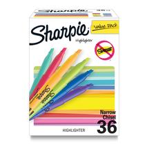 Iluminadores SHARPIE Pocket Narrow Chisel Tip, 12 cores modernas Iluminadores SHARPIE Pocket Narrow Chisel Tip, 12 cores modernas