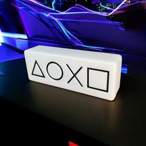 Ilumine seu Setup com a Luminária Temática de Controles Playstation - Efeito Moderno Especial!
