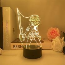 Ilusão 3D Night Light USB Kill La Kill Anime com acrílico