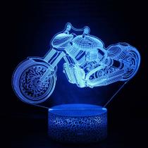 Ilusão visual LED 3D para motocicleta Harleys Ilusão visual LED 3D para motocicleta Harleys