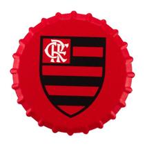 Ímã cerâmica forma tampa garrafa 7.5cm - flamengo