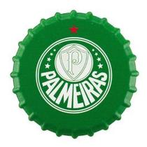 Ímã cerâmica forma tampa garrafa 7.5cm - palmeiras Ímã cerâmica forma tampa garrafa 7.5cm - palmeiras