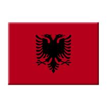 Ímã da bandeira da Albânia