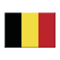 Ímã da bandeira da Bélgica - Mundo Das Bandeiras