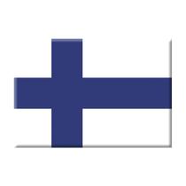 Ímã da bandeira da Finlândia