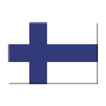 Ímã da bandeira da Finlândia