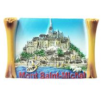 Ímã de geladeira 3D Resin Mont Saint-Michel pintado à mão em francês Ímã de geladeira 3D Resin Mont Saint-Michel pintado à mão em francês