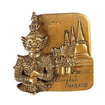 Ímã de geladeira 3D Thailand Bangkok Golden Bud Resin 1000g