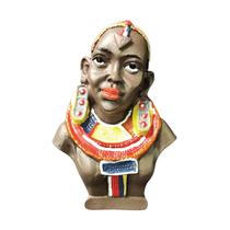 Imã de geladeira African Tribal Woman Resin 4,5x6,7cm 50g