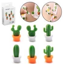 Imã de Geladeira Cacto Sortidos com 6 peças