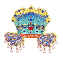 Ímã de geladeira Creative 3D Resin Chinese Phoenix Crown Ímã de geladeira Creative 3D Resin Chinese Phoenix Crown